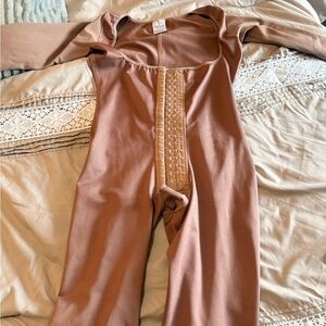 Mauve Full-Body Shapewear Romper